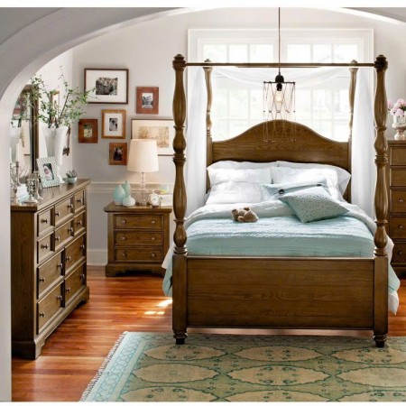 Carlyle Rustic : Giường Ngủ Châu Âu , King Size